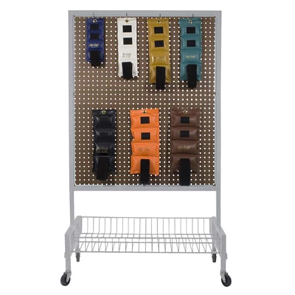 Fabrication Enterprises 10-0251 The Original Cuff Ankle and Wrist Weight - 7 Piece Set With Rack